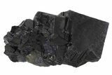 Dark-Purple Cubic Fluorite Crystal Cluster - Cave-In-Rock #228245-1